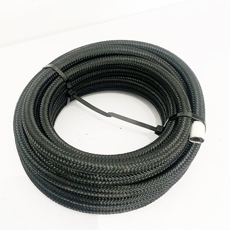 CEP Rubber Hose Nylon Braided Fuel Hose Rotary Joint Connection Adapter Kit AN4 AN6 AN8 AN10 AN12 Hose End Fittings
