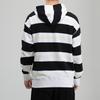 Puma Felpa con cappuccio a righe Downtown Uomo Top Bianco 599188-02