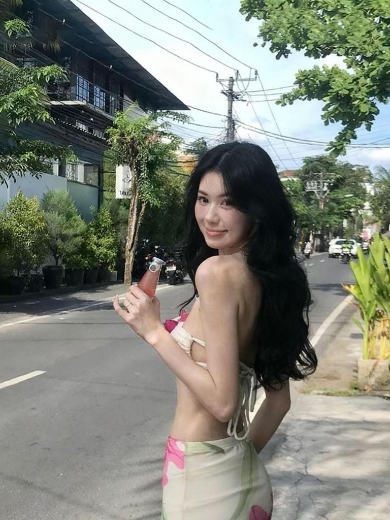 2025 Thai Style Sunset Beach Bikini & Long Dress Set - Sexy & Elegant Floral Design