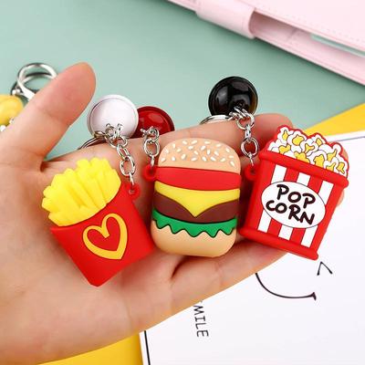 Fashion Creative Keychain with the Bell Bag Pendant Key Buckle for Car Ornaments Accessories