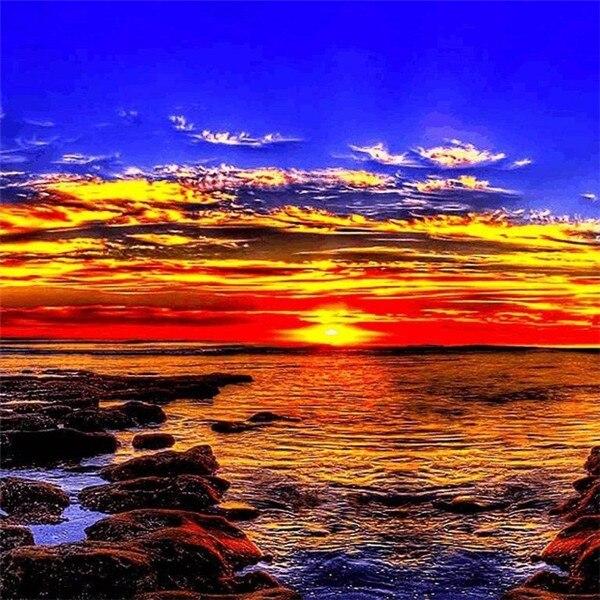 Diamond Painting Kit Flower Landscape 5D DIY Diamond Embroidery Sale Dandelion Pictures Of Rhinestones Handicraft