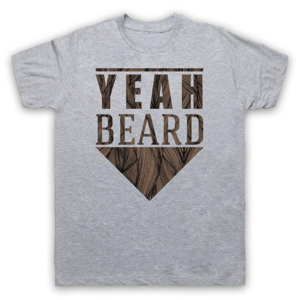 

Yeah Beard Slogan Funny Hipster Joke Comedy Mens And Womens T-Shirt M