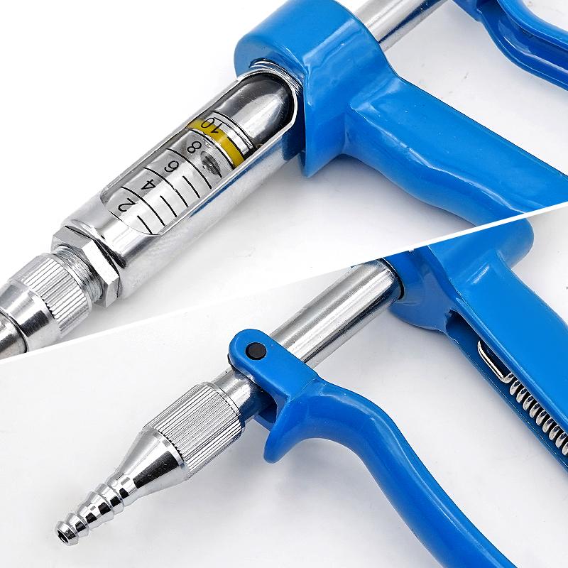 Verterinary Continuous Medicine Feeding Syringe for Gun Cow Pig Goat for Livestock Medicine Drenching Gun 5/10/20/30ml