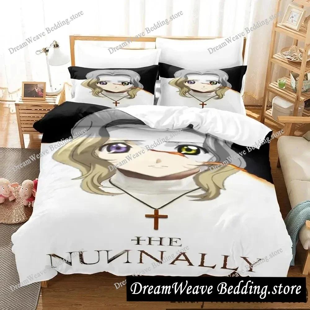 Anime Jeptiška Ložní Souprava Povlak na Peřinu Postelová Souprava Povlak na Přikrývku Povlak na Polštář Přikrývka Královská Velikost Královna Velikost Pro Kluky Dospělé Ložní Souprava