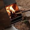 Portable Detachable Wood Burner Stainless Steel Portable Collapsible Camping Stove Outdoor Wood Burning for Traveling BBQ Picnic