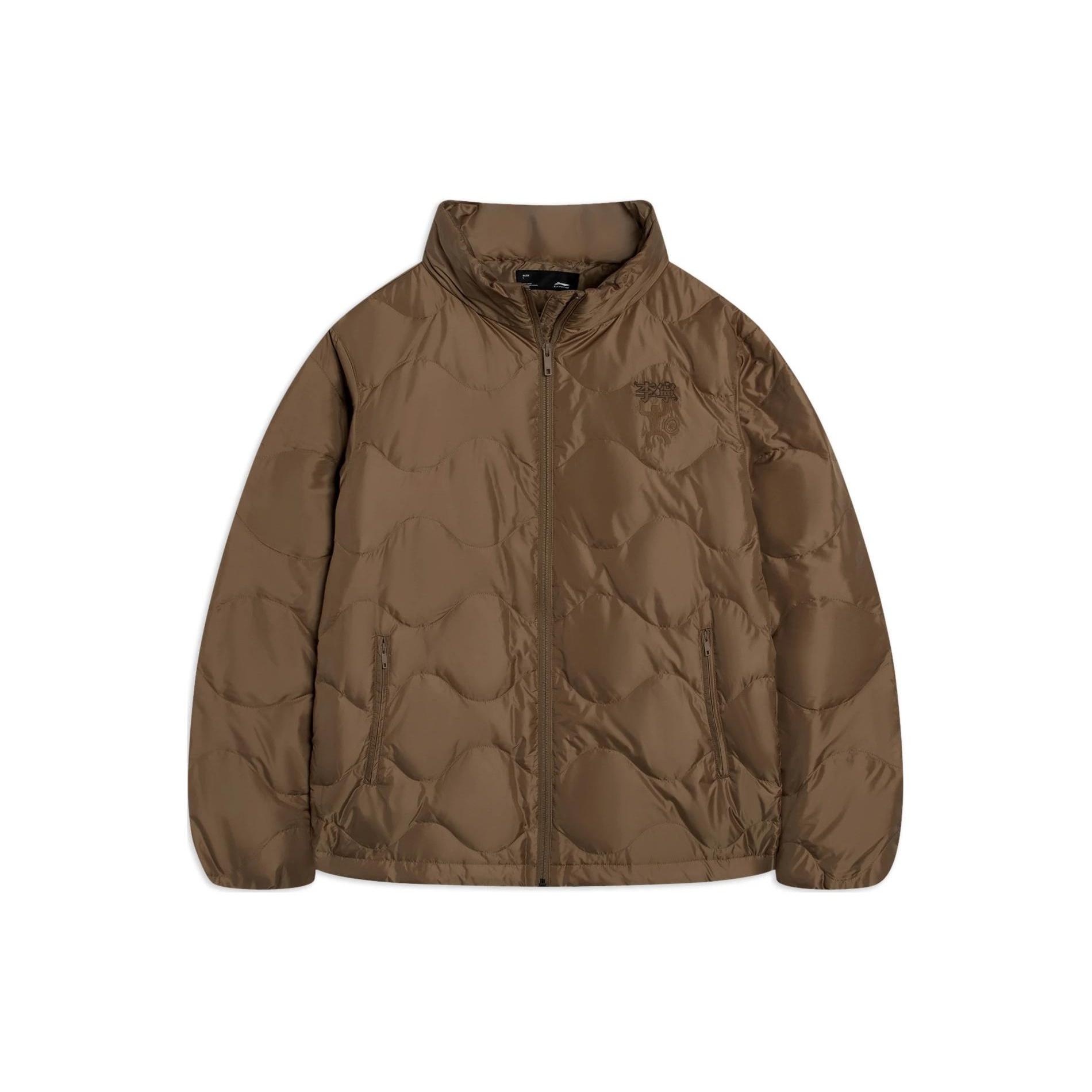 Li-Ning Water Repellent Ultra-Light Down Jacket  Tan  Men s AYMS081-1 L