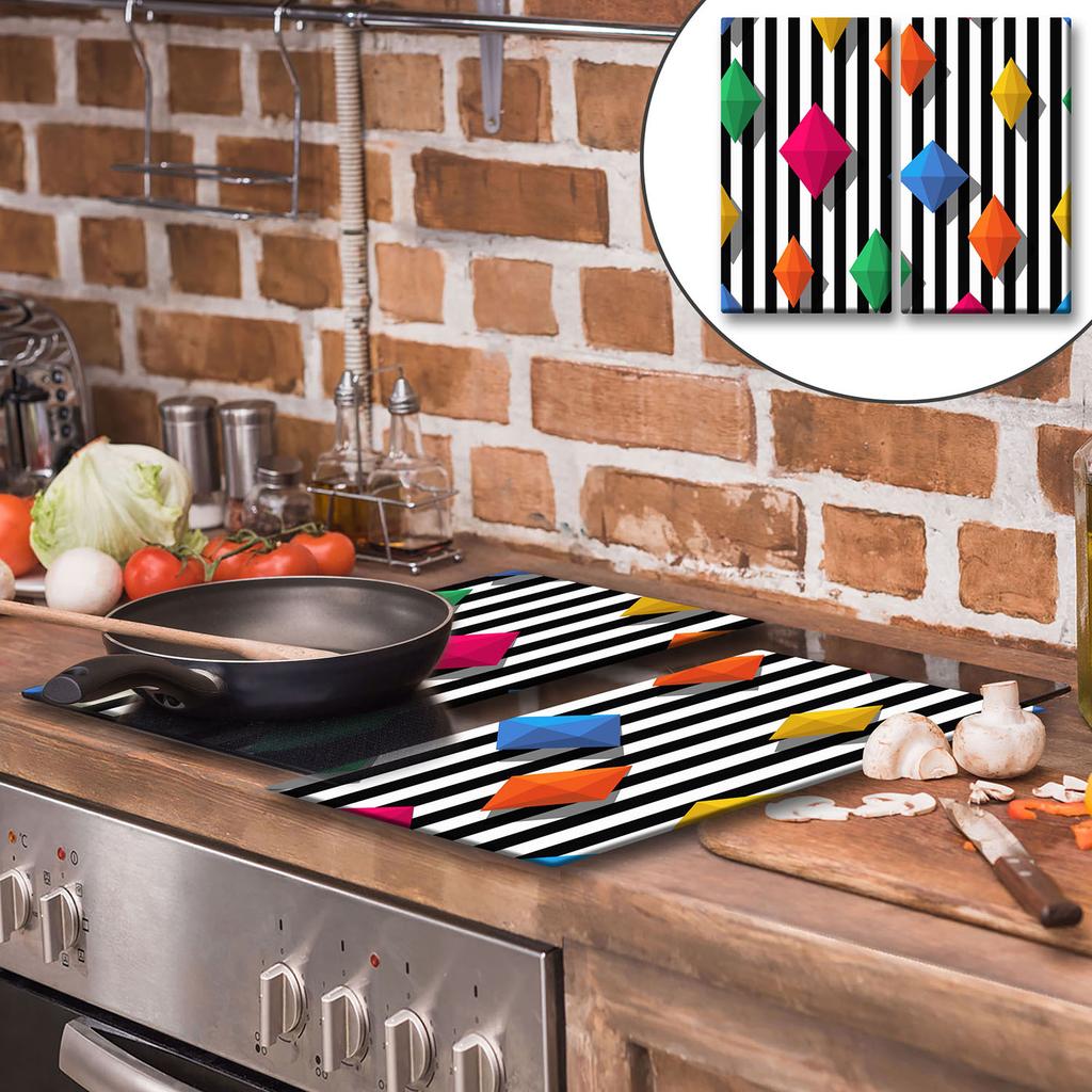 Glass Cutting Board 2X 30X52 Piece
