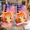 Phone Case: 2D Flat Samsung Galaxy A34 A35 M05 M06 S20 S22 S21 FE Plus 5G Protective Case, Starry Sky Little Panda, Perfect Christmas and Halloween Ho