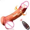 Telescopic Realistic Dildo Vibrator Heating Thrusting Vibrador Adult Sex Toys For Women Men G-Spot