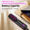 1 Wireless Hair Straightener Comb Heats Up Quickly Portable and Lightweight with Type-C Charging Port Anti-burn Design Charge Via USB