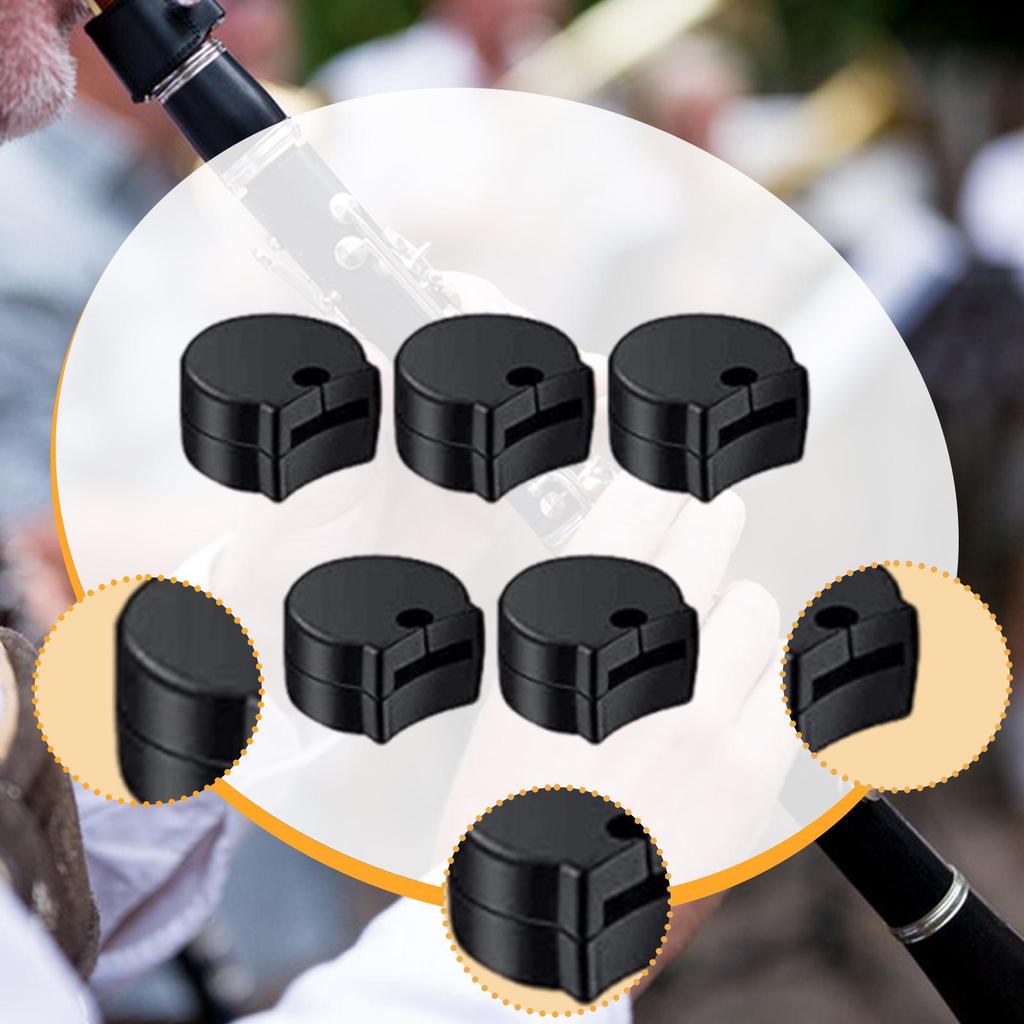 5 Pieces Clarinet Thumb Finger Rests for Woodwind Instrument Replacement Hand Supports