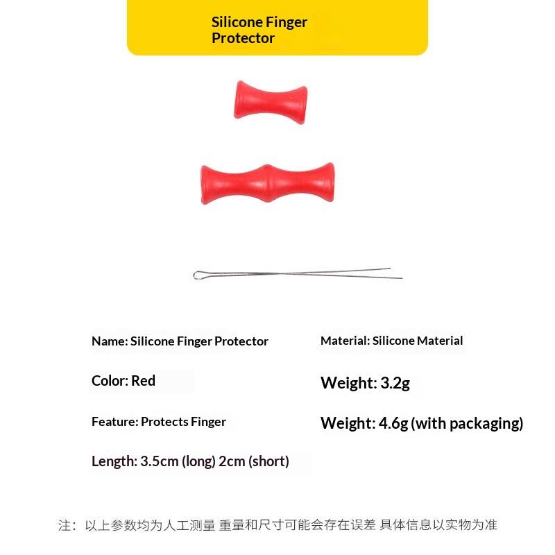 New 3Pcs/Set S/L Archery Finger Guard Bowstring Finger Saver Tab For Recurve Bow Silicone Finger Release Finger Protector Gear