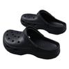 New hole shoes for women, non-slip and breathable outside, bag head drag thick sole, increase height, wear-resistant and deodorant beach slippers