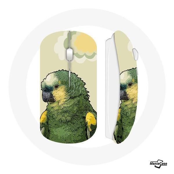 Amazone Wireless Mouse Parrots Green