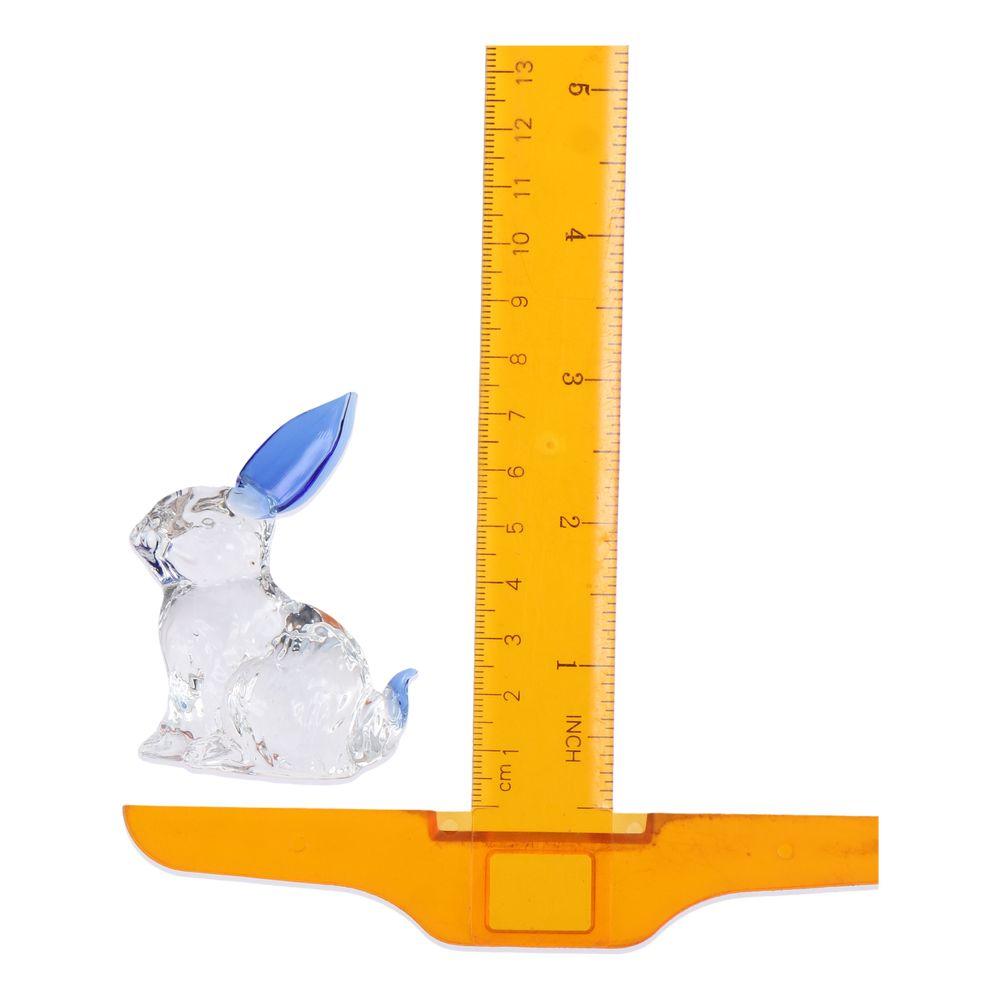 Kaninchen Kaninchen Kristall Ornamente Blau/Rosa Kristall Tier Dekoration Heimdekoration Ornamente Zimmer