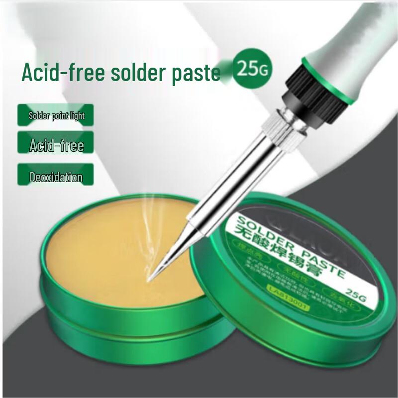 

No-Clean Acid-Free Soldering Paste Flux