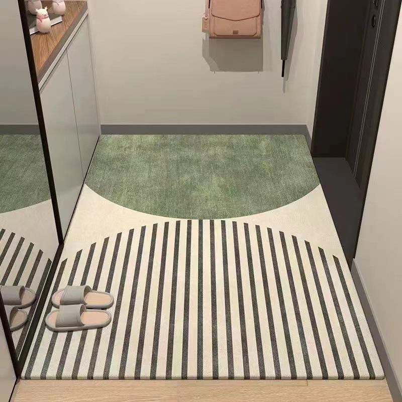 Luxury Printed Entrance Doormat: Dirt-Resistant Household Foyer Pad