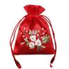 Candy Bag Embroidery Flower Drawstring Bag Perfume Spice Bag Cloth Storage Bag  Ladies