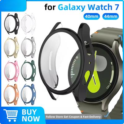 Etui na Samsung Galaxy Watch 7 44MM 40MM Pełne Pokrycie Bumper Miękkie TPU Ochronne Etui Pokrowiec na Galaxy Watch7 Akcesoria