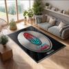 AC Milan Printed Flannel Area Rug Non Slip Soft Polyester Floor Carpet Indoor Decor Mat for Bedroom Living Room Sofa Game Room Home Decoration