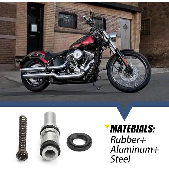 9/16" Bore Front Brake Master Cylinder Rebuild Kit For Harley 1996-2017 Touring Electra Glide Road Glide Road King Street Glide Dyna Softail