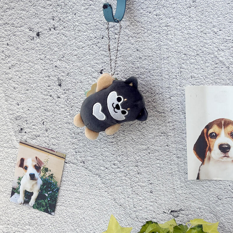 Mochifu and Shiba Inu Little Kuroyanagi Plush Keychain