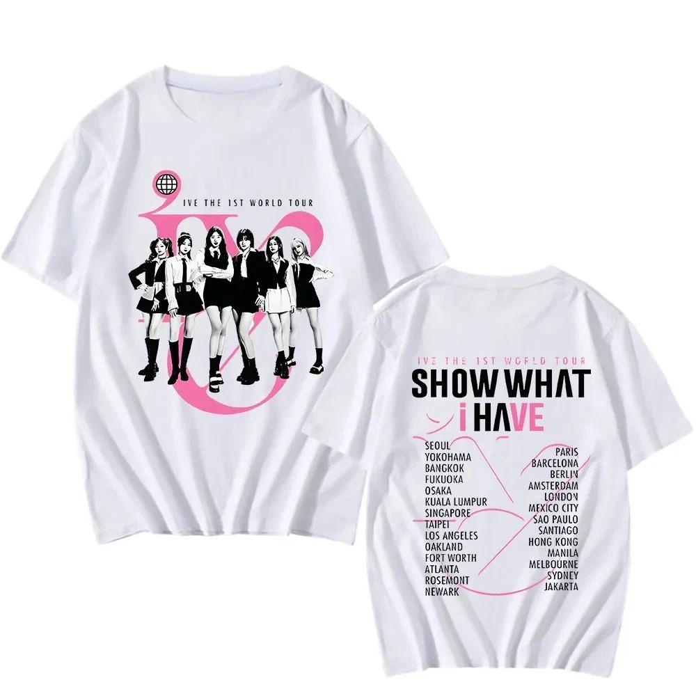 IVE The 1st World Tour Show What I Have Double Sided 2025 Unisex T-Shirt L