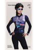 Lampada Fleece Cycling Jersey for Men & Women - Autumn/Winter Warm, Long Sleeve, Printed Bicycle Top