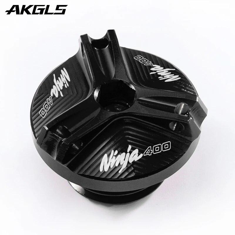 For Kawasaki Ninja400 ninja 400 2018  motorcycle engine oil filler cap fuel tank bolt cover protection accessories