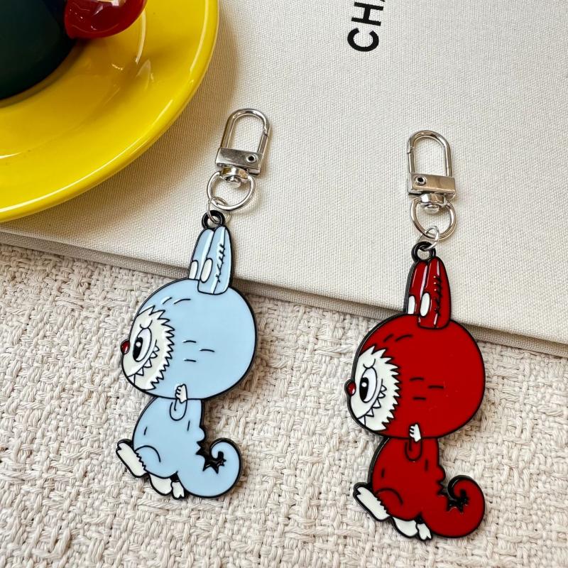 Cartoon Creative Alloy Keychain Schoolbag Pendant Car Keyring Jewellery Gift