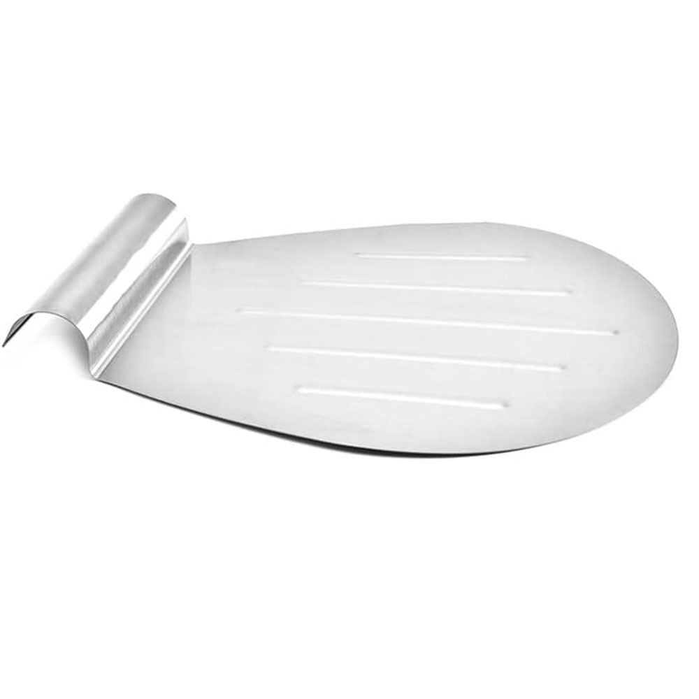 Silver Pizza Transfer Shovel Non-Slip Handle Baking Shovel Paddle  Pizza Oven Accessories