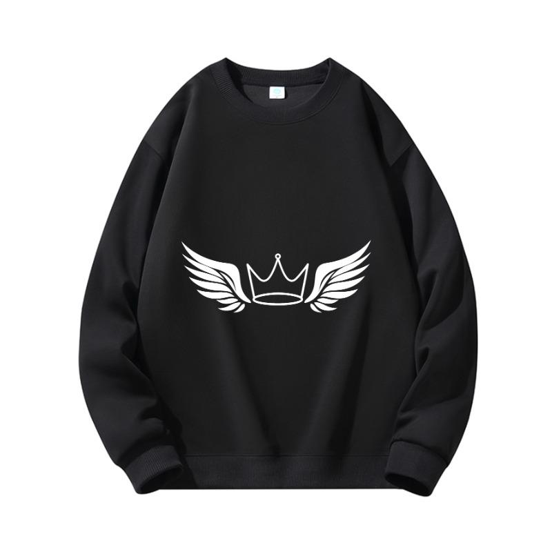 Men's Trendy Stand Collar Long Sleeve Minimalist Graphic Print Sweatshirt For Travel And Daily Wear.