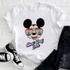 Kawaii T-shirt Cartoon Little Mermaid Print Short Sleeve T Shirt Fashion Streetwear Fashion Unisex Clothing Tops