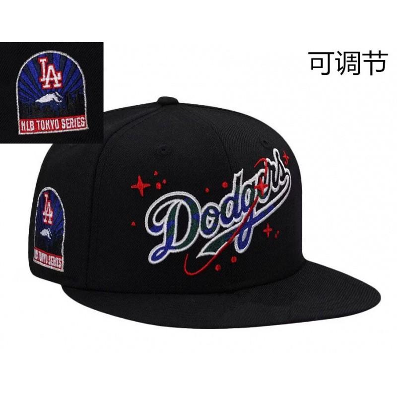 LA Dodgers Embroidered Baseball Cap Adjustable Flat Brim Street Hip Hop