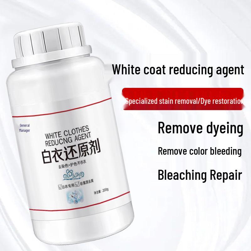Strong Stain Remover & Whitening Bleach for White Clothes