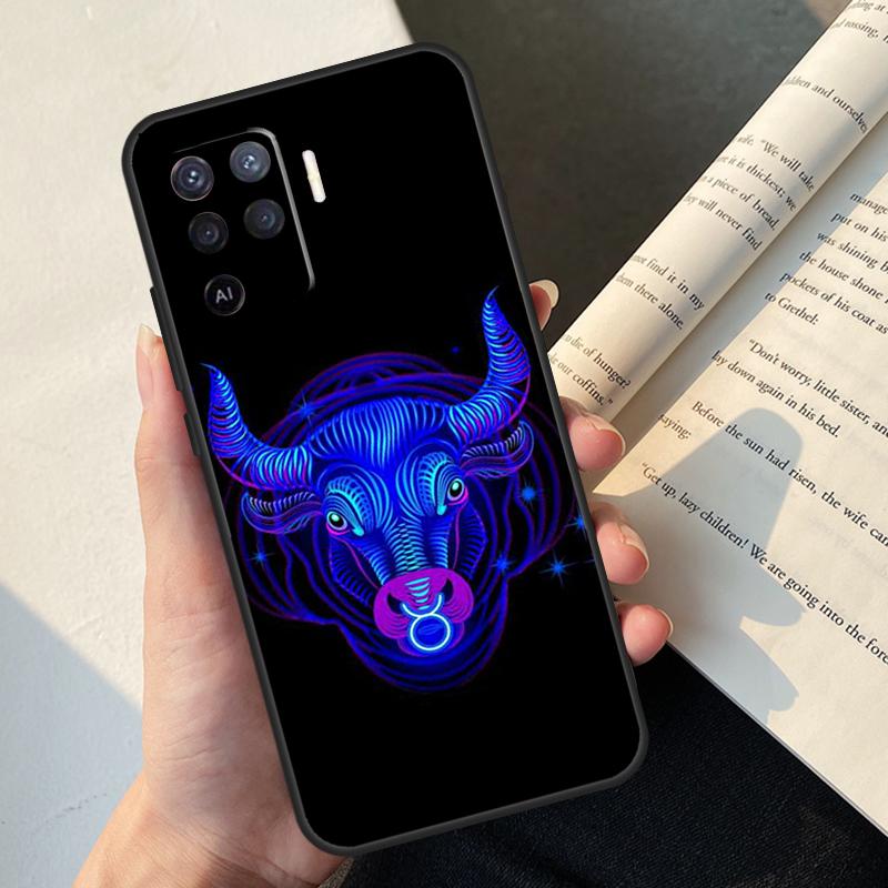 Zwölf Sternbilder Hülle Für Oppo A80 A60 A40 A78 A38 A18 A98 A58 A96 A76 A16 A94 A74 A54 A15 A17 A57 A77 A5 Pro