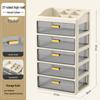 Multi-layer Desktop Organizer: Drawer-Type Storage Box for Office Supplies, Stationery, and Cosmetics