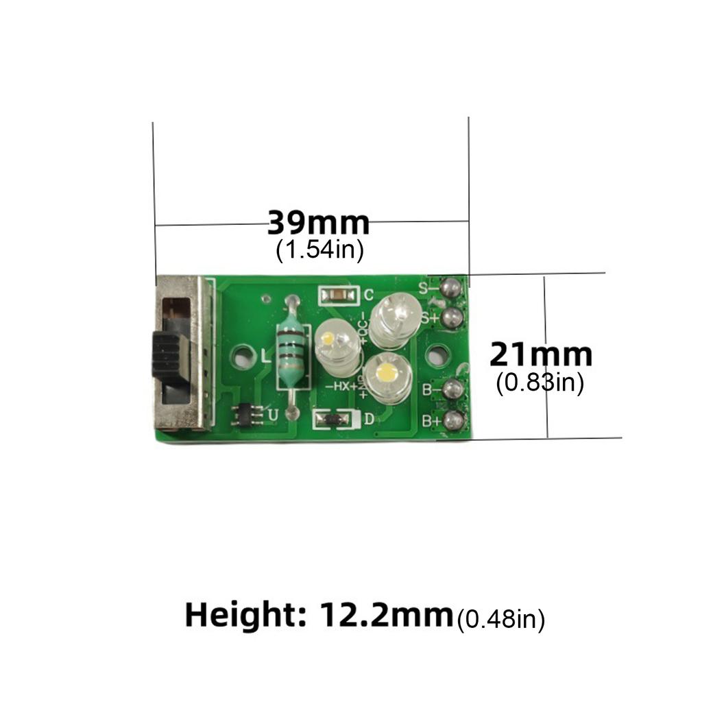 1Pcs Solar Light Control Panel PCBA Circuit Boards LED DIY Light 1.2V Driver Circuit Board for Lawn Wall Pillar String Lights