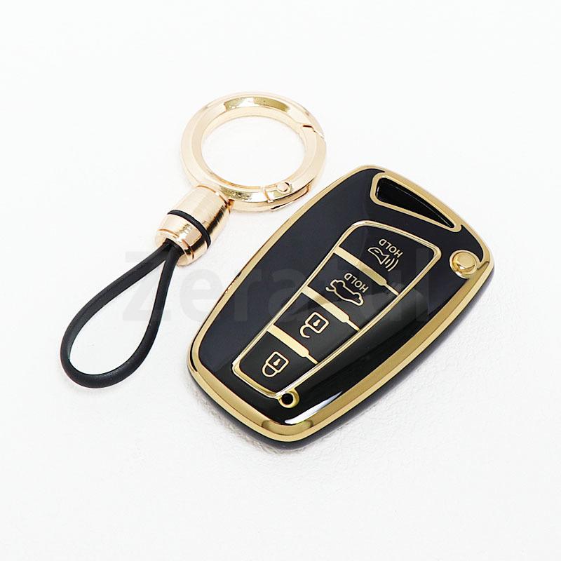 4 Buttons For Hyundai Azera Santa Fe Sport Ix45 Equus Centennial Genesis G80 Grandeur Tpu Keyless Shell Fob Car Key Case Cover