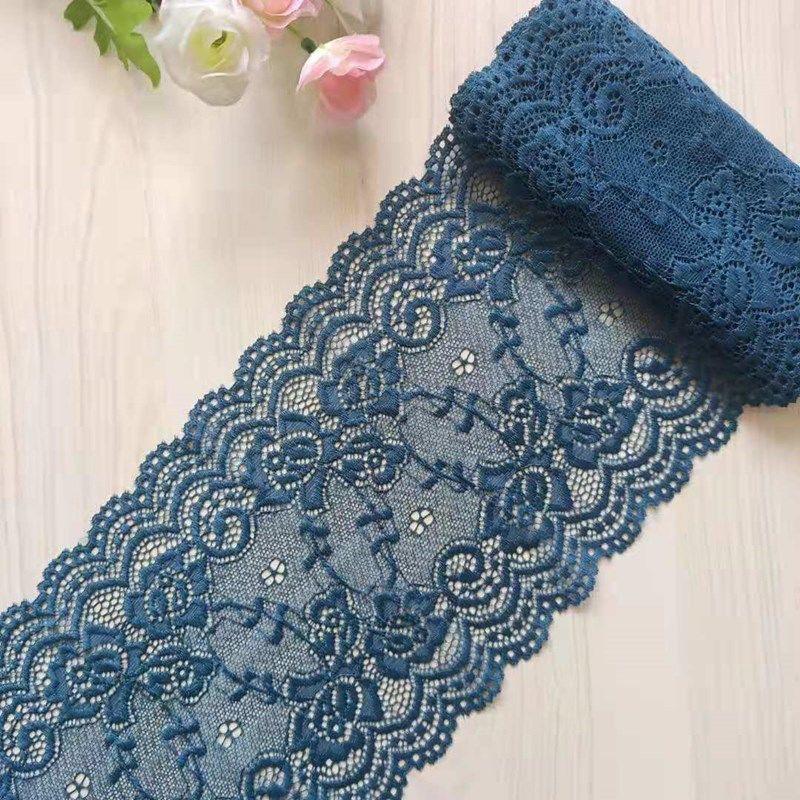 15cm Wide Soft Elastic Lace Trim for Skirts - Multi-color Options Available