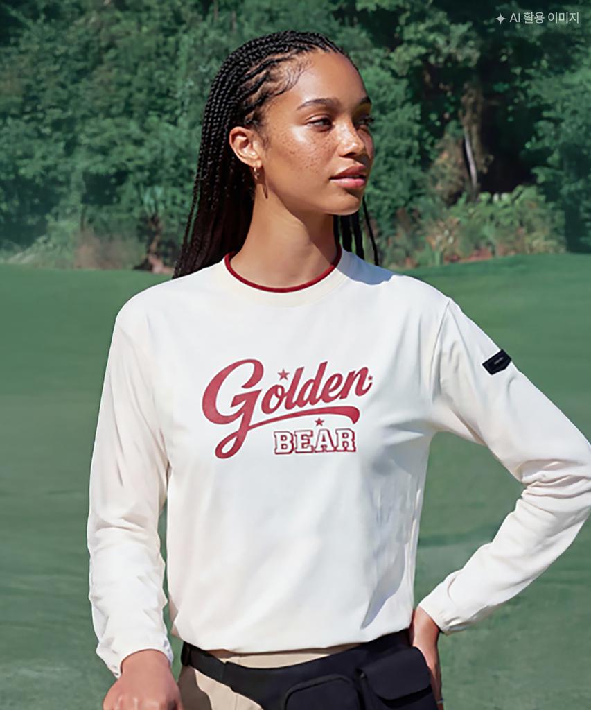 Goldeunbeeo (W) Back Graphic Woven Pullover G5Tam26221Ivx