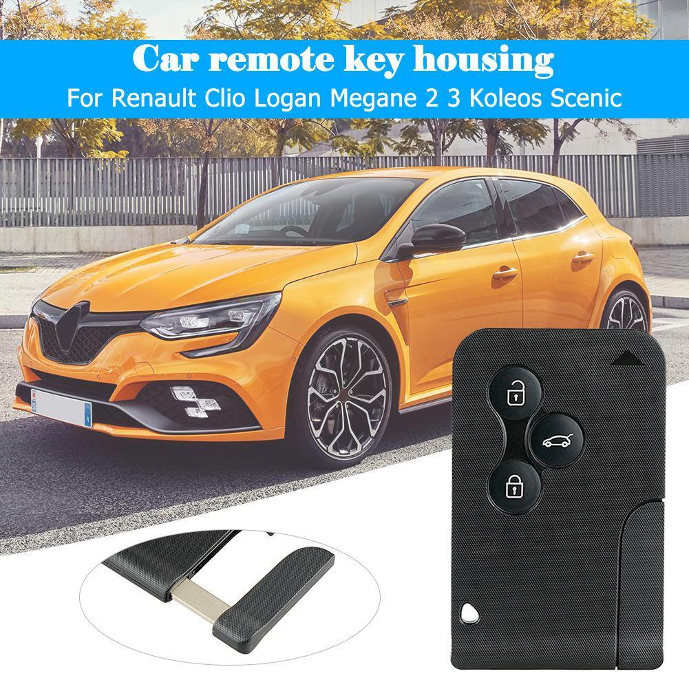 Folding Remote Car Key Fob Case Accessories Car Remote Key Cover Holder for Renault Clio Logan Megane 2 3 Koleos Scenic