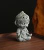 Wukong Blue Sand Sculpture: Multi-Functional Brush Holder & Creative Paperweight Ornament