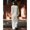 Demana Women's Linen Blend Lapel Shirt & Wide-Leg Pants Set