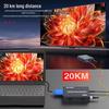 VGA Fiber Optic Extender with Audio and USB