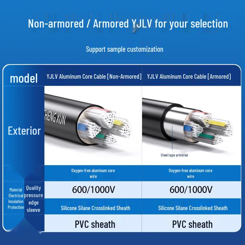 YJLV 3-Core Aluminum Power Cable