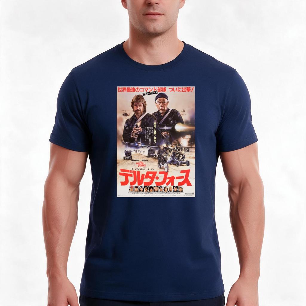 The Delta Force Japanese HD TShirt Summer Casual Cotton Tee Oversized Streetwear Tops Vintage Graphic Print  Cotton