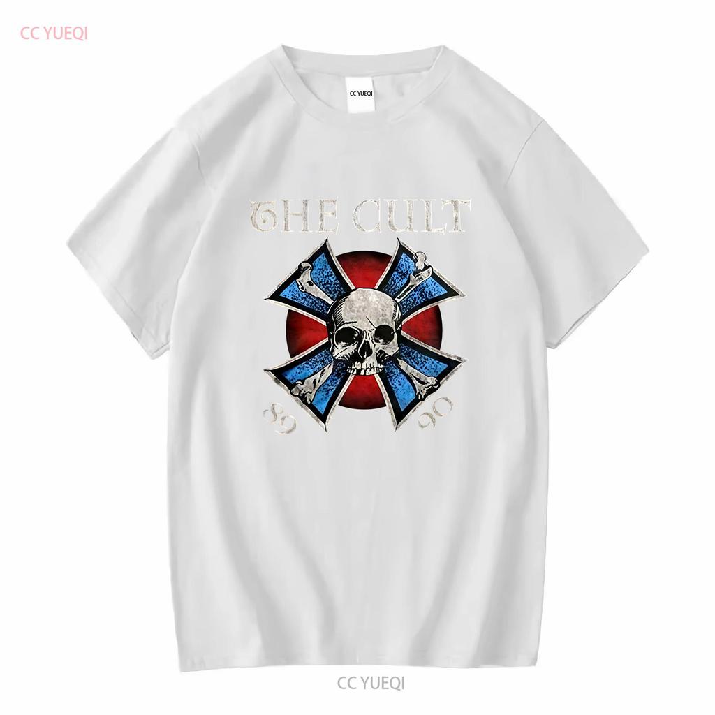 The Cult Iron Cross T Shirt S 3X vintage Washed Breathable Versatile Unisex Casual Stretched Comfortable Stylish streetwear
