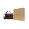 Coach Eliza 27 Magnetverschluss Abnehmbarer Schultergurt Exquisites Kalbsleder Schulter Crossbody Tragetasche Große Damen Handtaschen Ahorn CT852-SVMPL