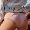 FINETOO M-XXXL Cotton Panties Women's Underwear Female Underpants Lingerie for Ladies Sexy Thong Brazilian Briefs Big Plus Size